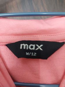 MAX pink cropped hoodie (M)