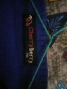 Stylish Blue Knit Sweater