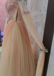 Elegant Peach Gown