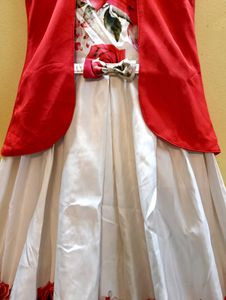 Girls&#39; Floral Dress with Bolero