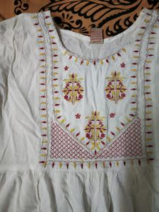 White Kurti for Women