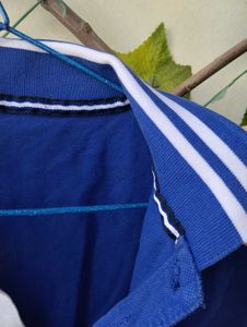 Blue Benetton Polo Shirt