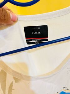 White Printed T-Shirt