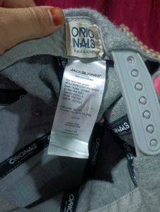 Grey Jack And Jones Snapback Cap
