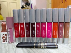 Lip crayon, lipstick &amp; kajal