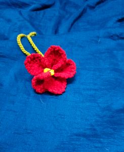 Crochet Flower Keychain