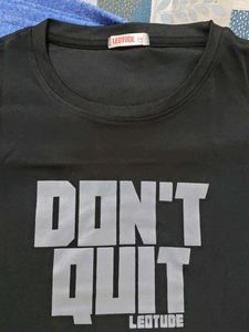 Black Graphic Print T-Shirt