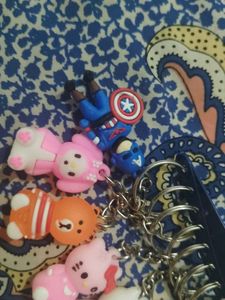 Kawaii Charm Keychain Collection
