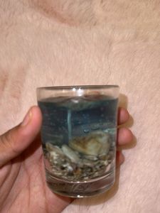Beautiful Candles With Seashells