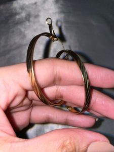 Large Gold Hoops