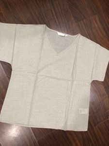 LCW Dream Casual V-Neck Sheer Top
