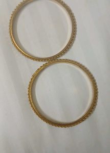 Bangle Golden Colour Coated Set Of 2