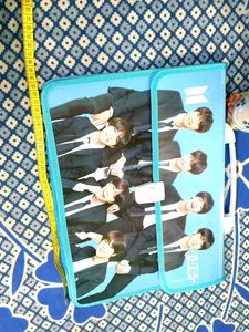 “Stylish BTS Document Holder | Brand New | Blue”