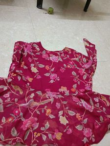 Floral Print Chiffon Blouse