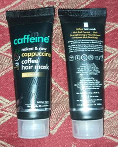 m caffeine 2 hair masks, 1 hair scrub and 1 shampo + 3 mamaearth onion hair conditiners