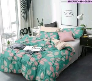 Stylish Glace Cotton Bedsheet With 2 Pillow Covers