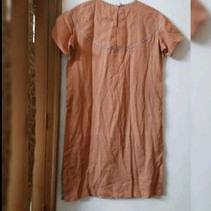 Embroidered Khadi Cotton Kurta Pajami Set