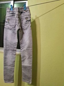 Grey Denim Jeans