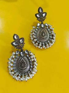 Silver Look alike Earrings