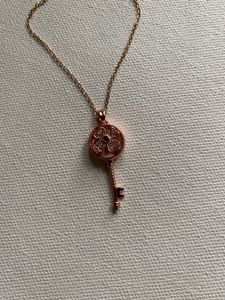 Anti Tarnish Stainless Steel Spinner Necklace