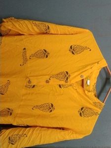 Yellow Colour Gown Free Size Xll