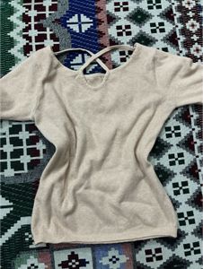 Peach Bell Sleeve Top