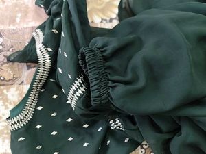 Emerald Dark Green Naira Cut Dress Suit
