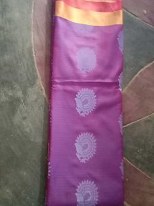 Elegant Purple Silk Saree