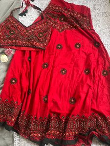 Red Skirt And Top