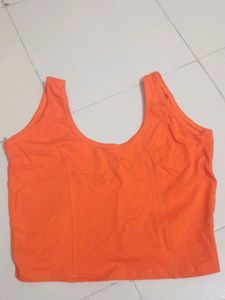 Orange Crop Top