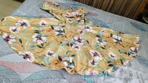 Floral Print Off-Shoulder Dress