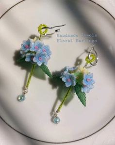 ✨️🌞Hydrangea Flower Drop Earrings🌞✨️