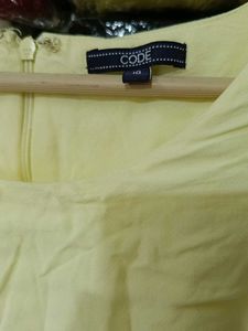 Pale Yellow High-Low Dress length -40 inches