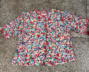 Floral Capri Pajama And Top Set