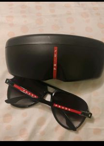 Prada Linea Rossa Polarized Avaiators Sunglasses