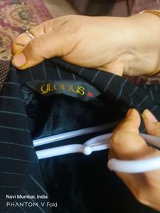 Striped Black Blazer