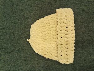 Knitted Velvet Cap
