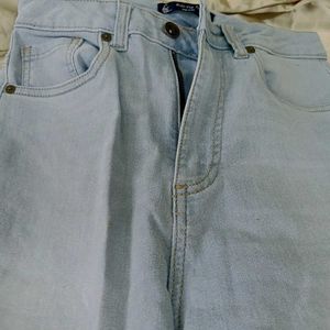 Light Wash wide leg Denim Jeans