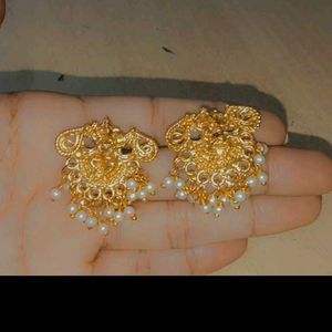 Lord Ganesha Design  Earrings