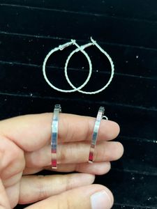 Silver Hoop Earring Bundle