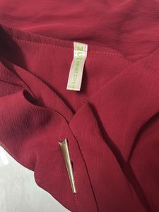 Red Maroon  Partywear Dress