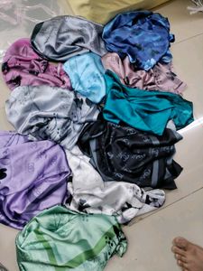 Branded Print Silk Hijab