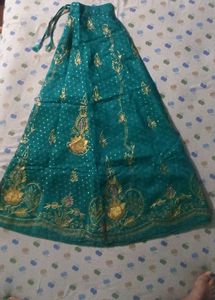 Bridal Lehenga With Stiched Blouse And Dupatta