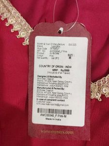 Pink Embroidered Kurta Set