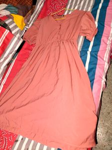 Pink Cute Dress 💗 From Myntra 💗Not Used , New New 💠bargain Allowed