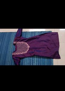 Purple Kurta Set