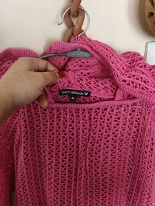 hoodie Knit Sweater