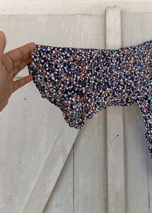 Floral Wrap Top