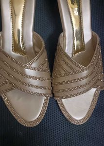 Ethnic Glitery Heels