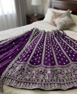 Elegant Purple Lehenga Choli